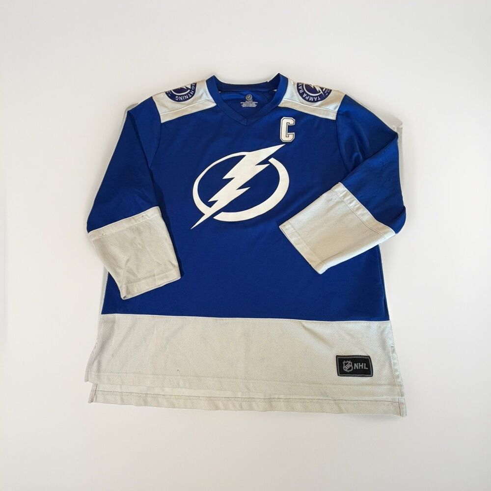 NHL Steven Stamkos #91 Tampa Bay Lightning Jersey Mens XL Blue Hockey